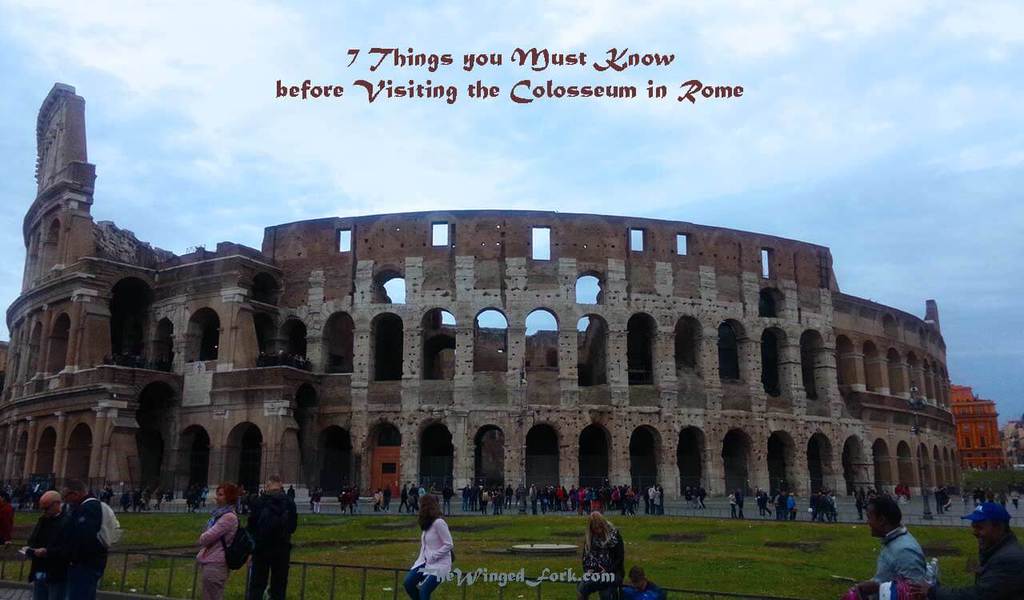 Picture of the Colosseum in Rome, Italy taken by my sis Sarah for a post about the top Colosseum facts
