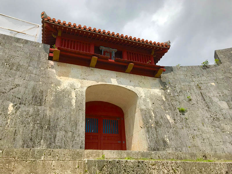 Gate at Shuri Castle in Naha, Japan - Pic by Michele from A Taste for Travel