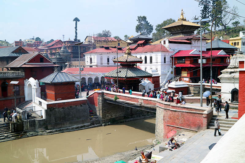 Pashupatinath Temple in Nepal - Pic by Michelle from Full Time Explorer