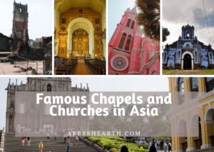 Collab image of churches in Asia.