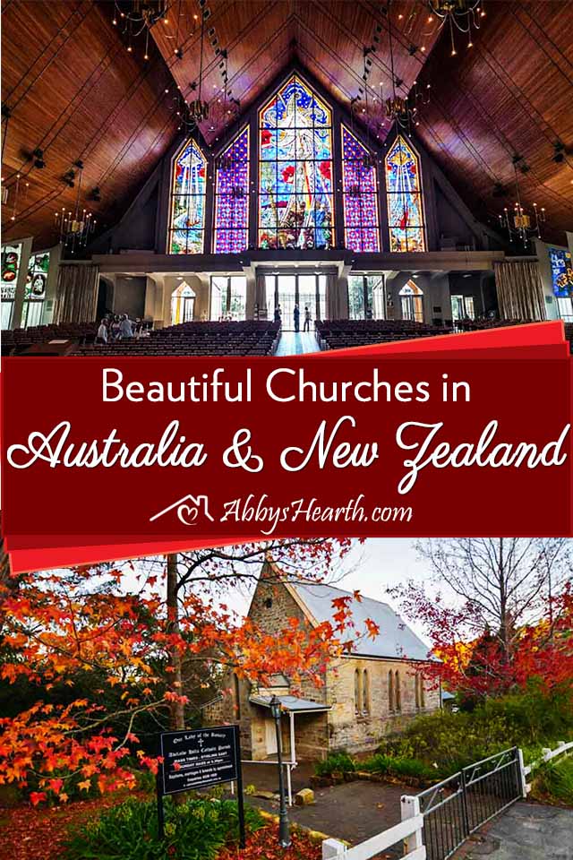 Pinterest images of Australia and NZ Churches.