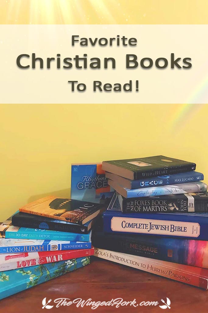 pinterest image of Favorite Christian Books to read.