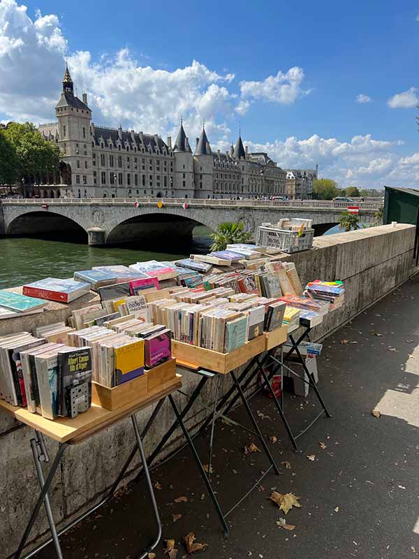 Antique Books store on the banks of Seine River