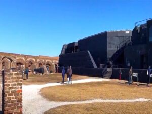 Fort Sumter courtyard.