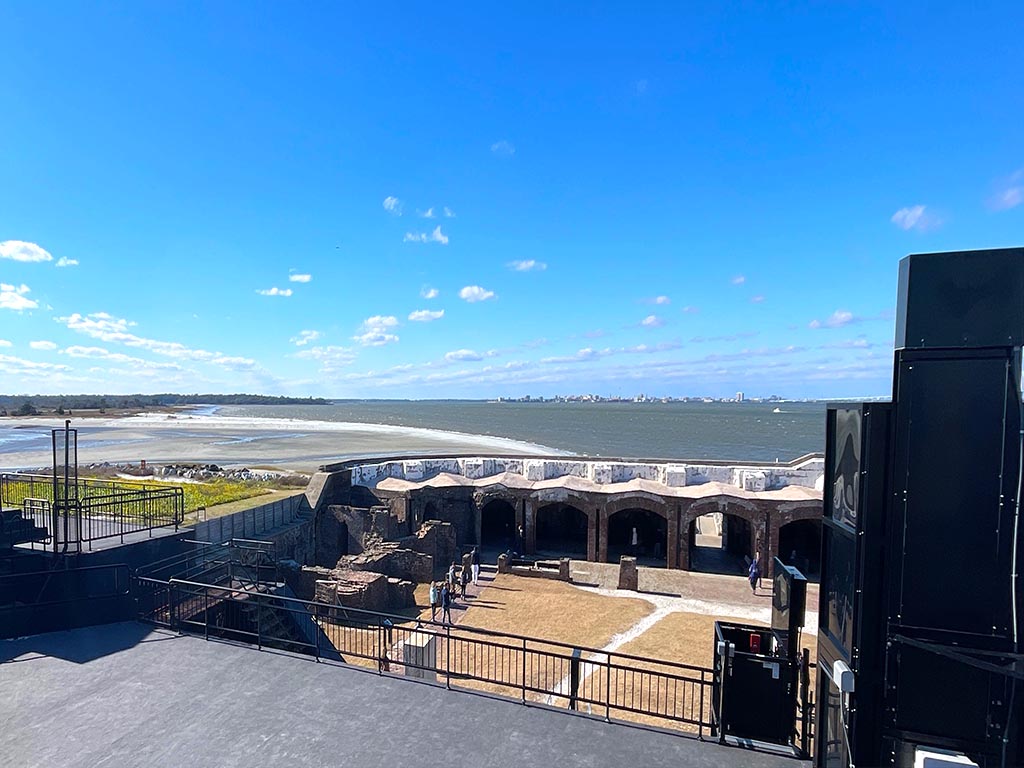 View from Fort Sumter.
