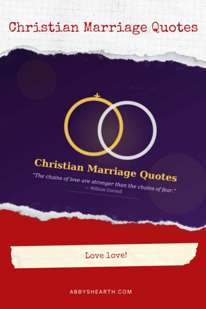 Two rings with the text 'Christian marriage quotes'.