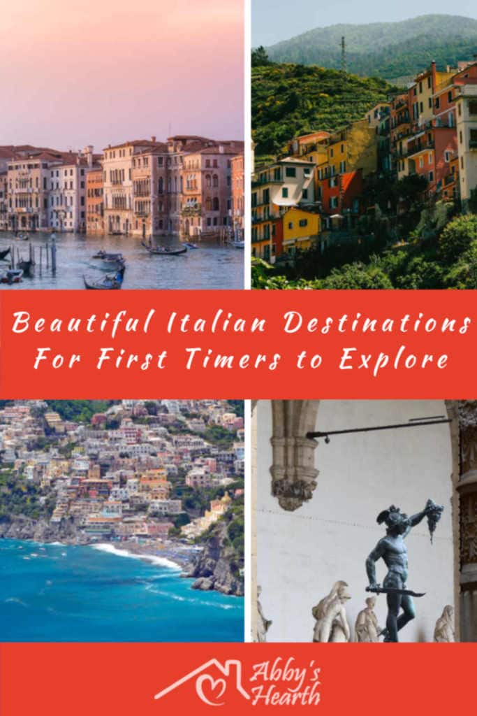 Pics of Italian destinations to visit.