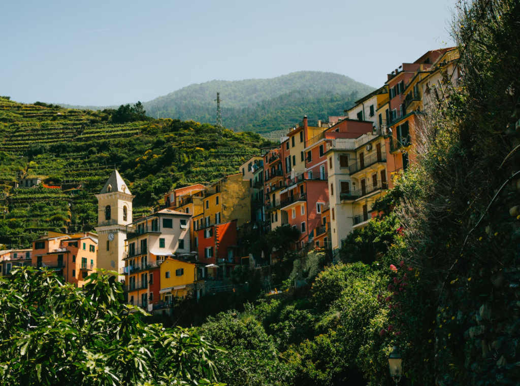Houses in the Amalfi hills. 