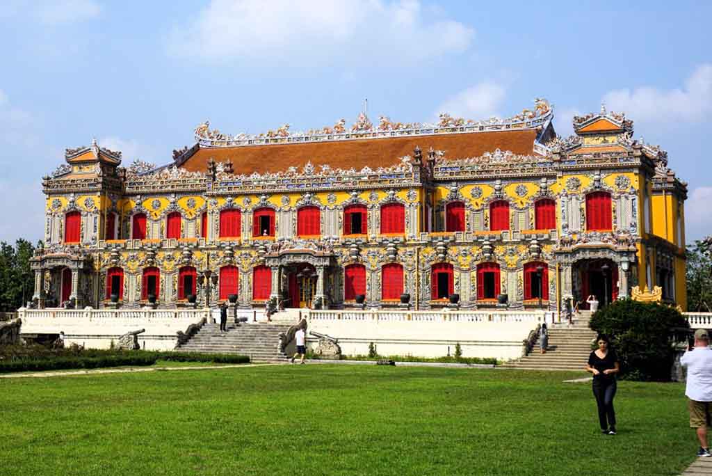 The Imperial Citadel in Hue, Vietnam.