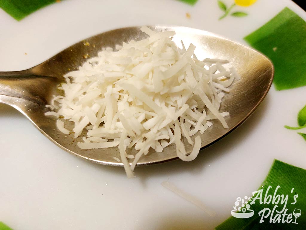 Coconut flakes.