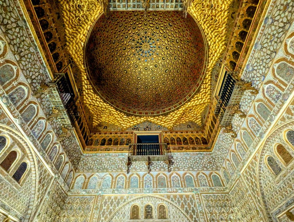 Ambassador's Hall at Royal Seville Alcazar.