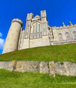 The front of Arundel Castle.