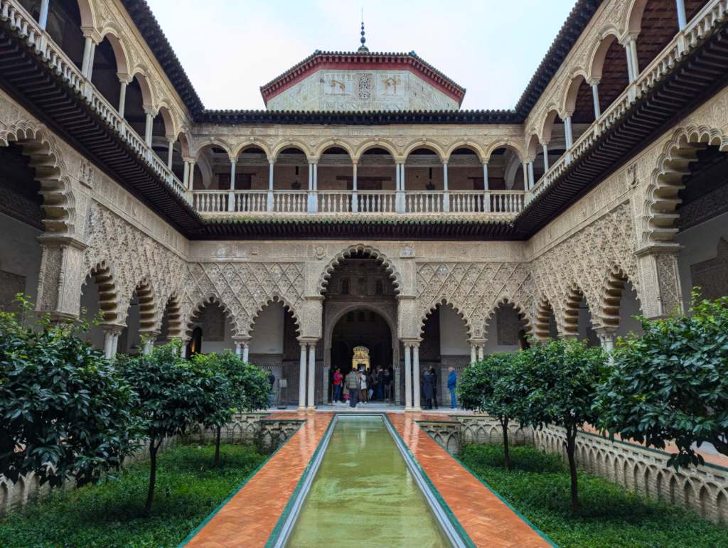 Patio de las doncellas in Alcazar, Seville.