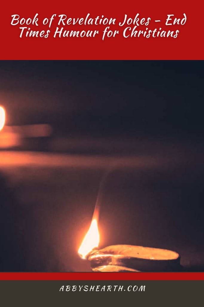 Earthen oil lamps depicting a post about end times humor for Christians.
