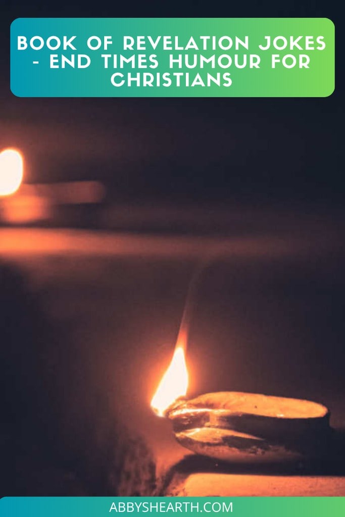 Earthen oil lamps for a post about end times humor for Christians.
