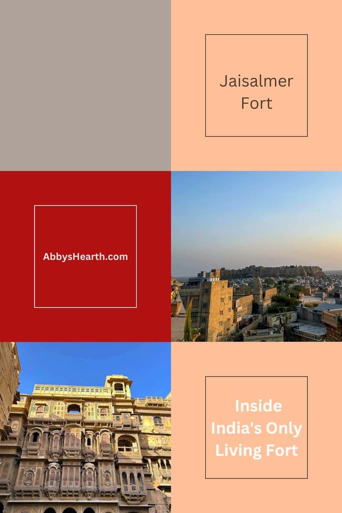 Collage of Jaisalmer Fort.