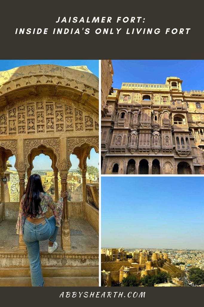 Pic collage of Jaisalmer Fort.