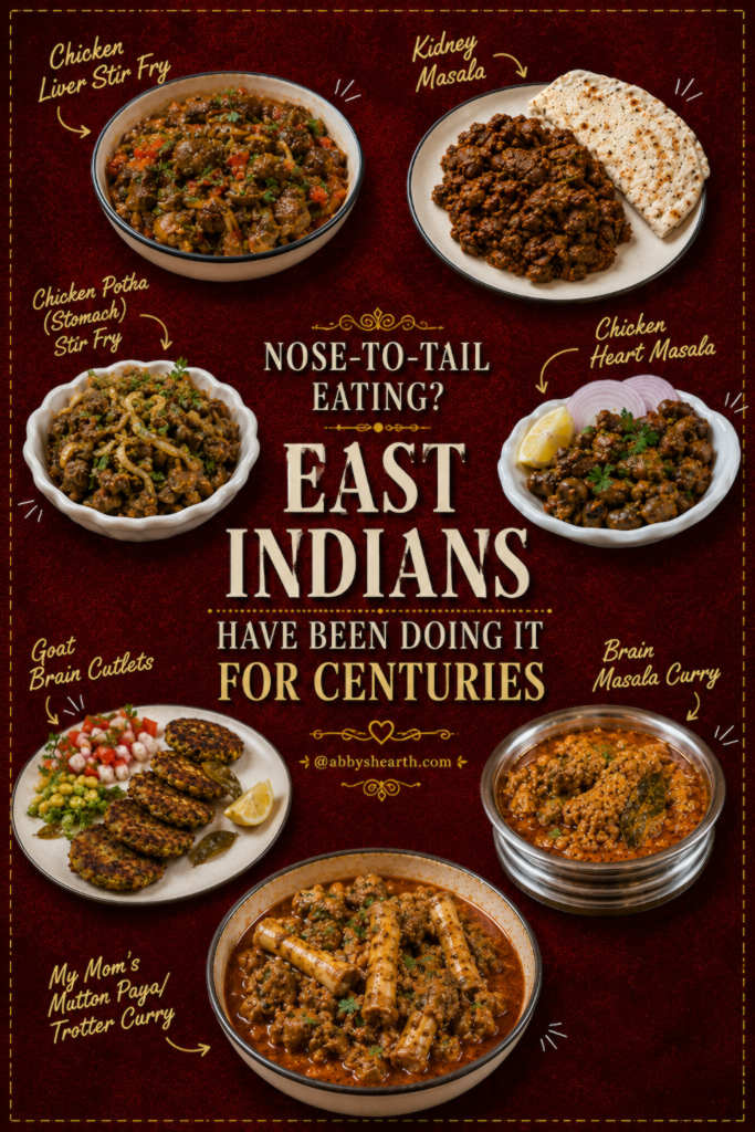 Mom's yummy offal dishes that are nose to tail eating.