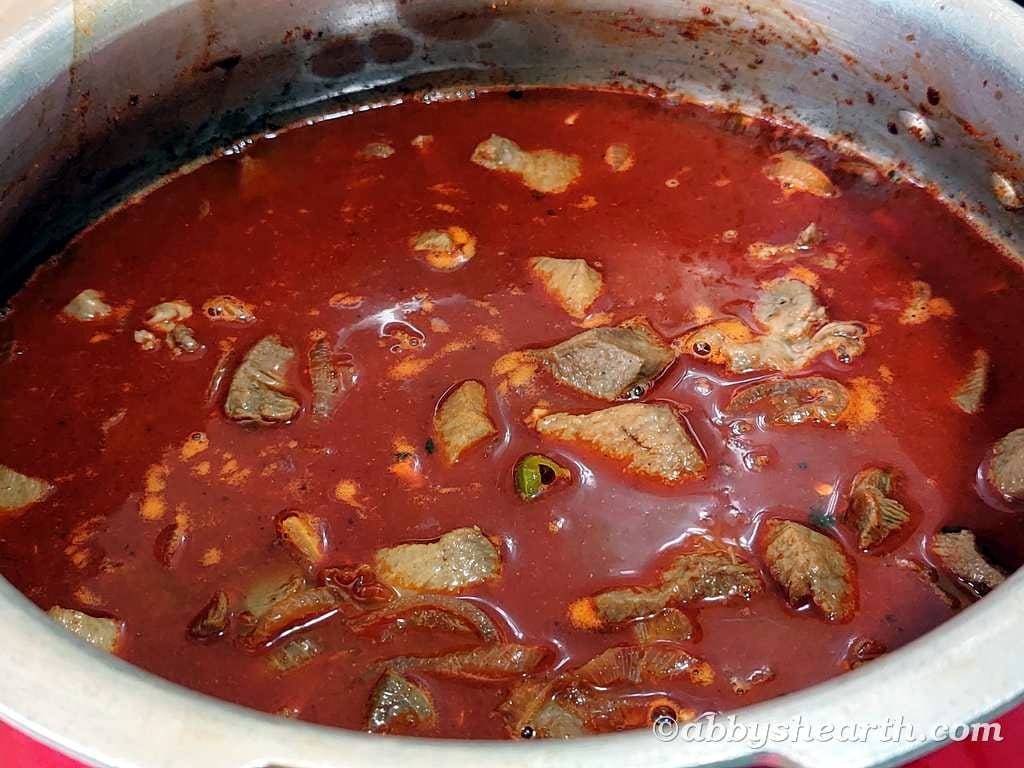 Add water and allow to cook .