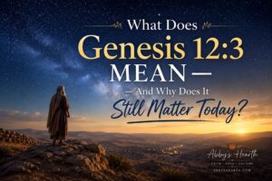 Text "What does Genesis 12:3 mean and why it still matters".
