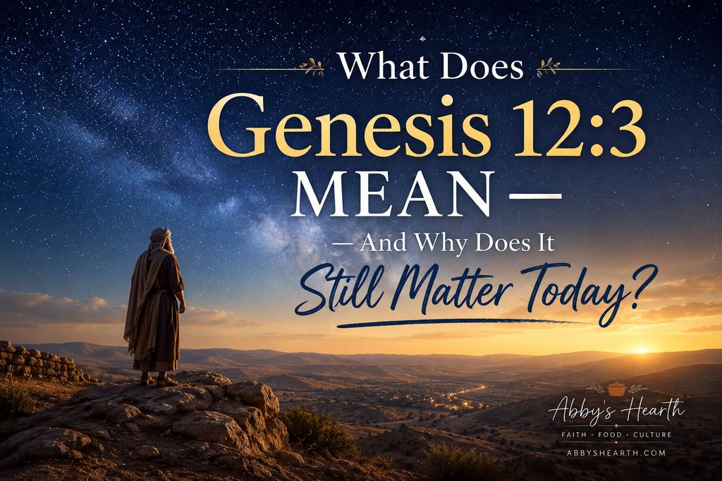 Text "What does Genesis 12:3 mean and why it still matters".