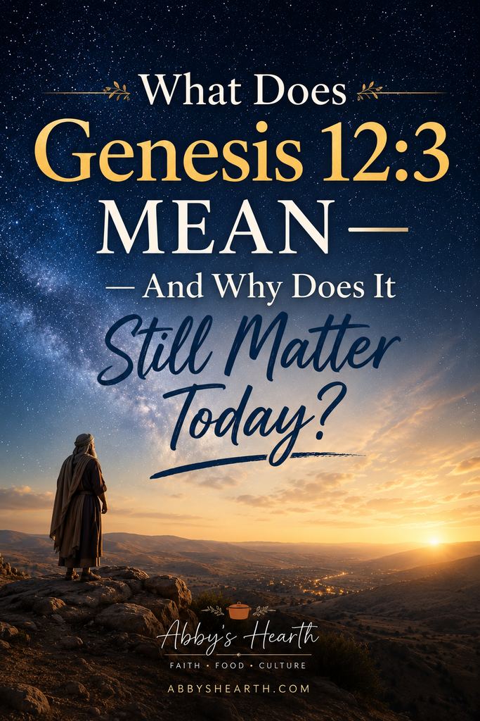Abraham with text "What does Genesis 12:3 mean and why it still matters".
